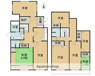 愛媛県西条市福武甲【一戸建】の間取り