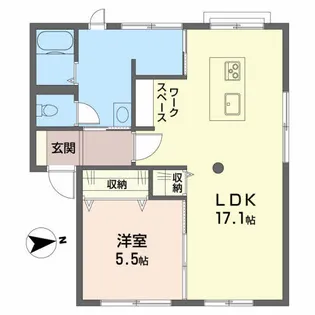 フレグランス高橋 A棟【1階】の間取り