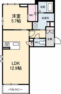 ベレオ高橋【3階】の間取り