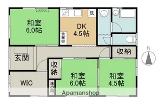 愛媛県西条市中野甲【一戸建】の間取り