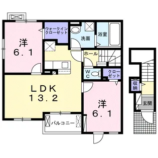 メゾン・ド セレニティ【2階】の間取り