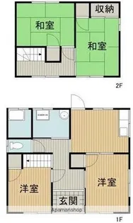 愛媛県西条市大町【一戸建】の間取り