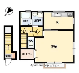 グランスタージュ【2階】の間取り