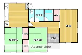 愛媛県西条市氷見乙【一戸建】の間取り