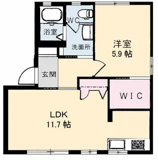 すみれハイツ【1階】の間取り