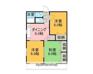 グリーンアベニュー【2階】の間取り