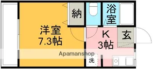 イトーピアⅡ【1階】の間取り