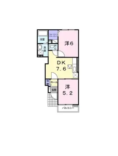 レジデンス アイA【103号室】の間取り