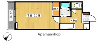 プレジール・ヴィラ【101号室】の間取り