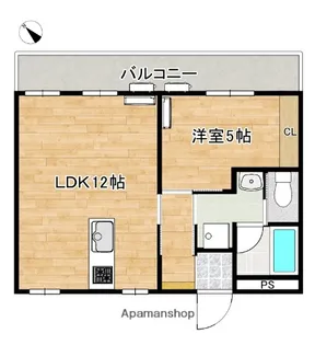 タケヒサマンション【201号室】の間取り