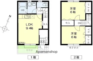 アザレア大洲駅前A棟【A-2号室】の間取り