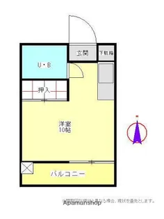 愛媛舗道ビル【407号室】の間取り