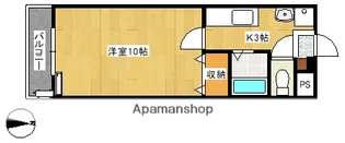 シングルハウス【107号室】の間取り