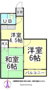 ヴィラモリオカ【201号室】の間取り