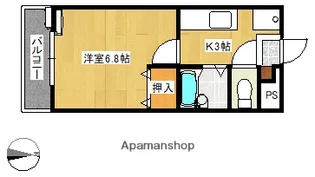 エトワール井上【301号室】の間取り