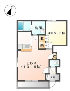 ロココ ヴェルジュ【101号室】の間取り