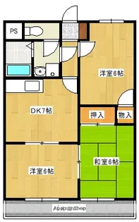 ファミーユONO【301号室】の間取り