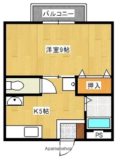 きららハイツ【105号室】の間取り