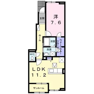 ムーン ライト Ⅱ【1階】の間取り
