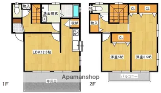グランパル三の丸【102号室】の間取り