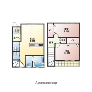 グランタイガープレミアム【B号室】の間取り