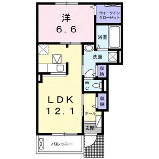 ブルー バード【1階】の間取り