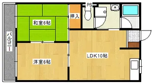 ライブポイント【203号室】の間取り
