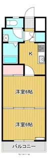 森ビル第3【502号室】の間取り