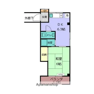 堀ビル【301号室】の間取り