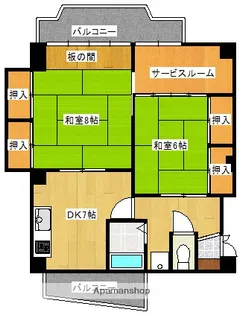 2SDKの間取り画像