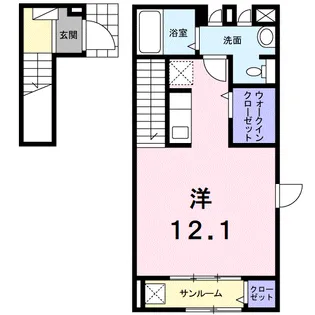 サニーハウス・Y【2階】の間取り