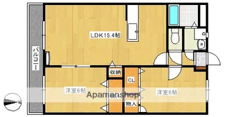 ラヴィーヌT【203号室】の間取り