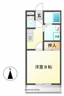 マリベール丸之内【102号室】の間取り