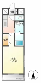 ジャック&ベティ佐伯【101号室】の間取り