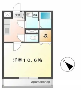 フロイデ・H・I【103号室】の間取り