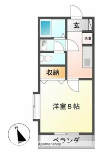 ラメール坂本【705号室】の間取り