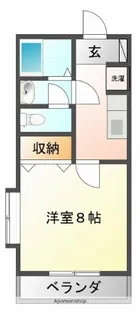 ラメール坂本【406号室】の間取り