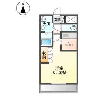CASA・DE・VINO【105号室】の間取り