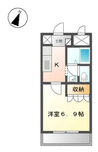 メゾン ステラ【203号室】の間取り