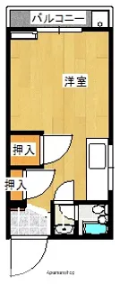 サンシャインコーポ第2【221号室】の間取り