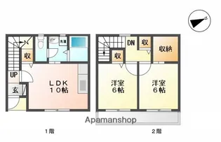 クラシーゼ丸山公園【102号室】の間取り