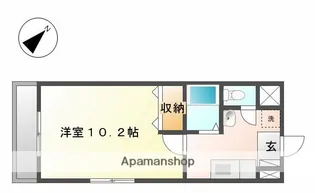 ダイナーマンション【202号室】の間取り
