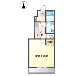 メゾン ピーチ【101号室】の間取り