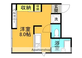サニーハイツ【202号室】の間取り