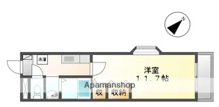 ラメールⅡ【410号室】の間取り