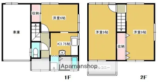愛媛県宇和島市高串【一戸建】の間取り