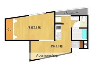 いづみビル【201号室】の間取り
