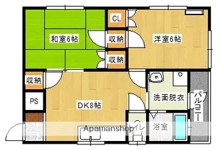 グランヒル【103号室】の間取り