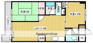 コトブキビル【702号室】の間取り