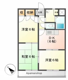 メゾンソフィア【103号室】の間取り